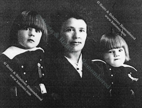 190x Mary (Hillesheim) Krzmarzick and sons Jerome, Archie 190x Mary (Hillesheim) Krzmarzick and sons Jerome, Archie