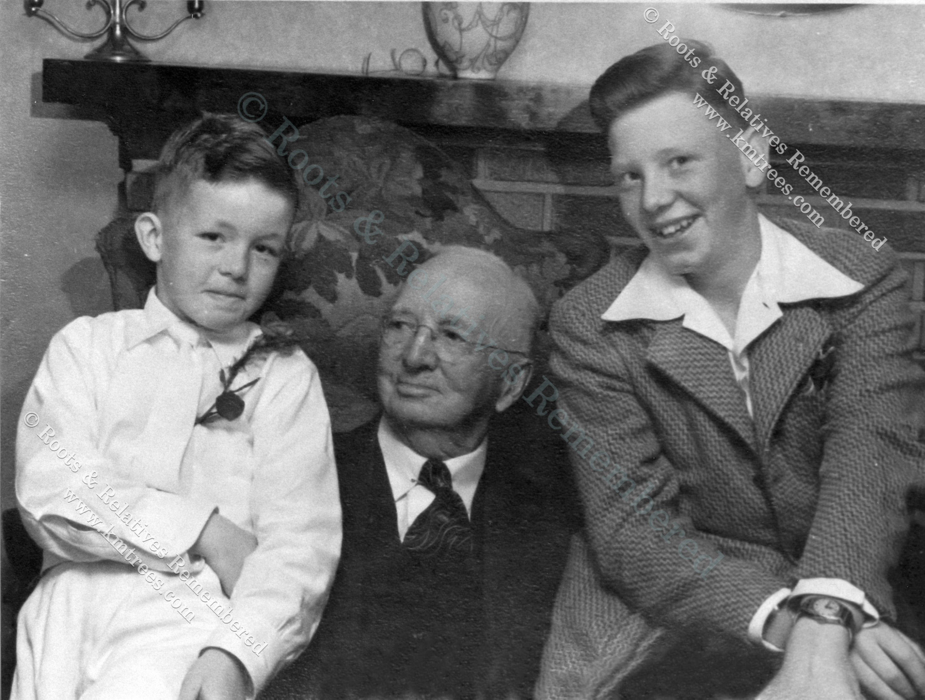 1948 Frederick H. Murray I, with sons William and Frederick H. II 1948 Frederick H. Murray I, with sons William and Frederick H. II